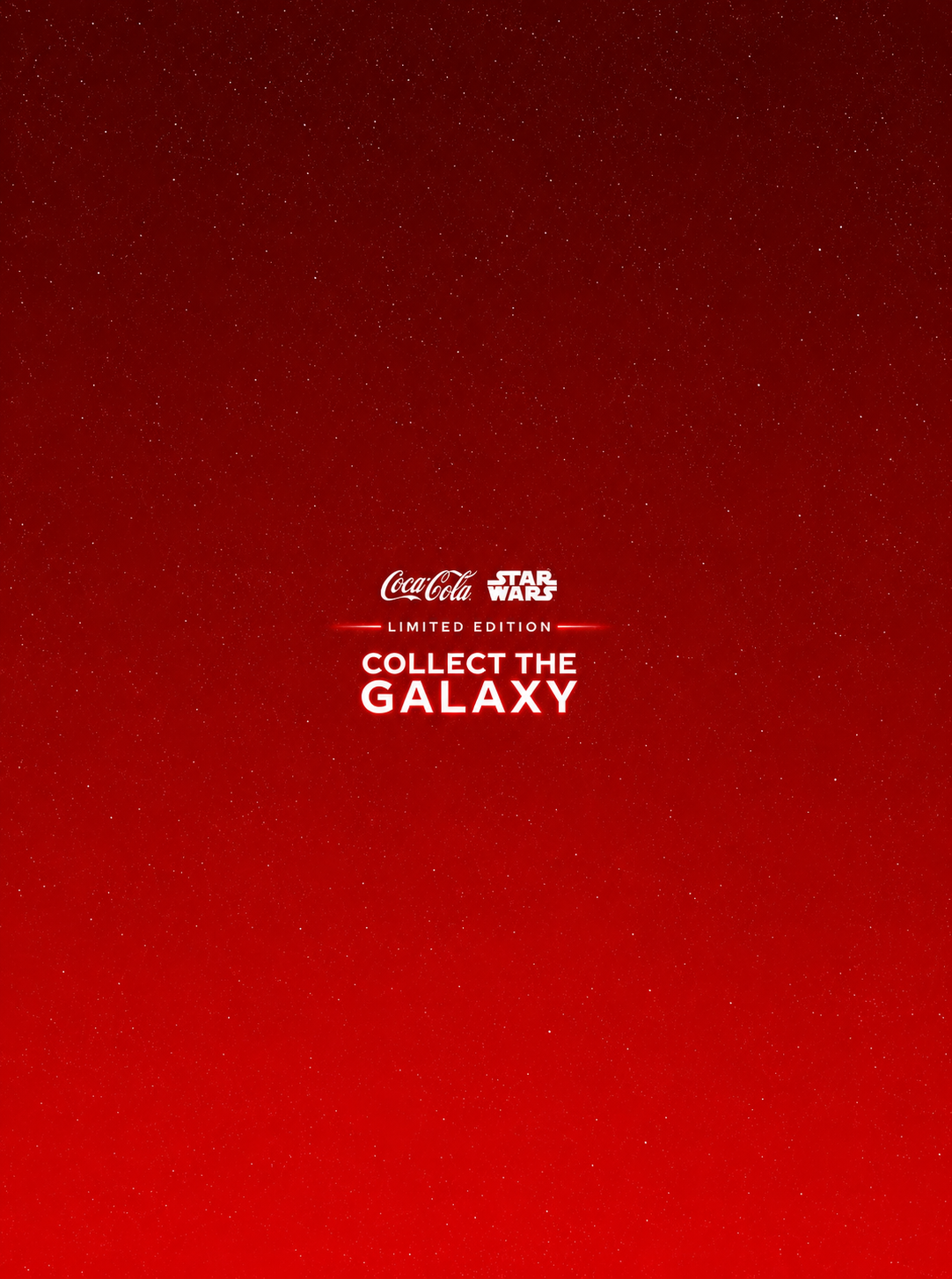 Arte hero da campanha Star Wars